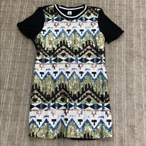 Sequined cocktail dress size small